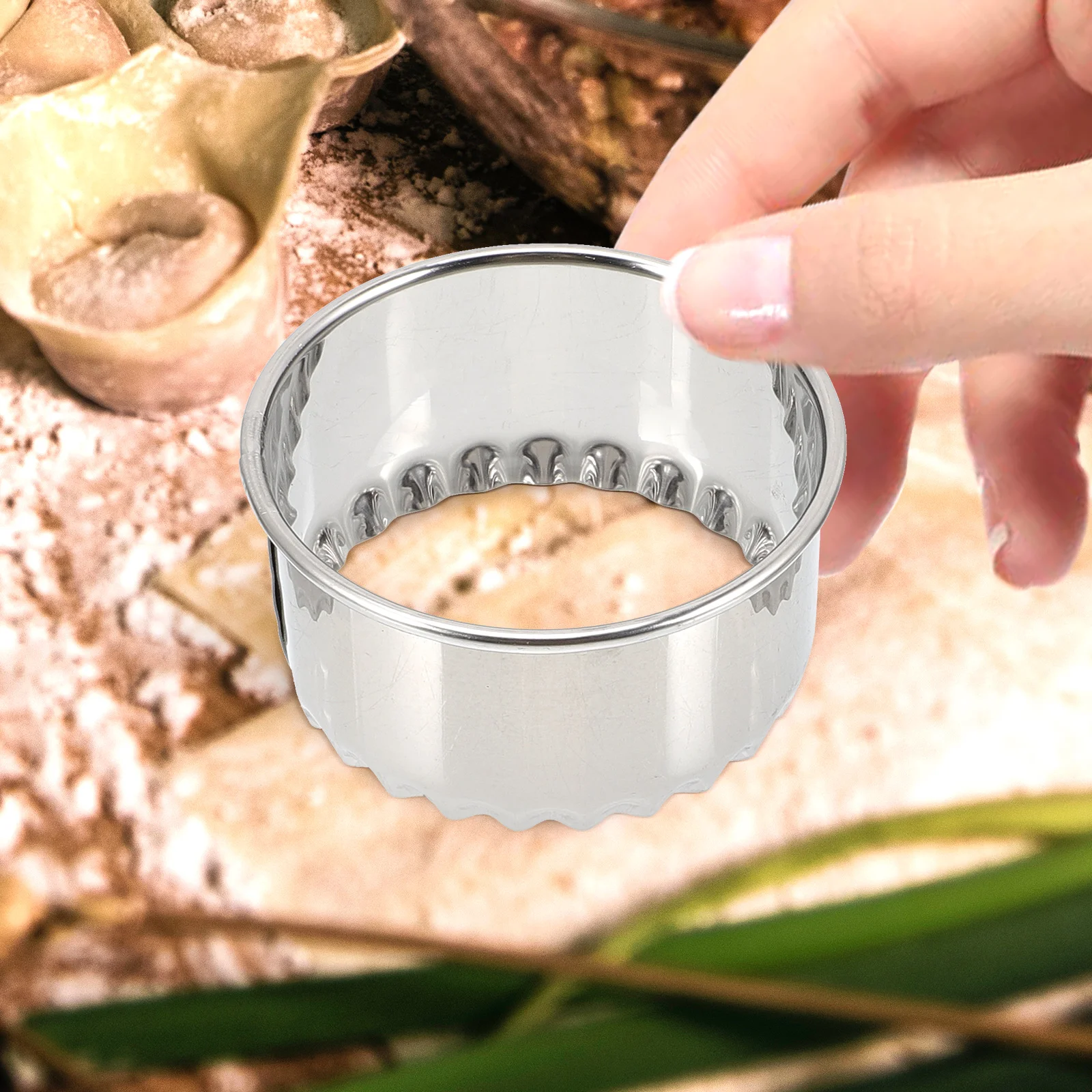 

9 Pcs Dumpling Skin Mold Round Wrappers The Circle Moulds for Household Maker