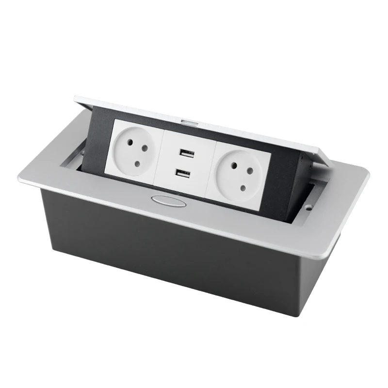 Desktop Socket Dual USB Type-C Hidden Multifunctional sSocket Desktop Pop-Up Socket Suitable For Home Meeting Rooms Offices