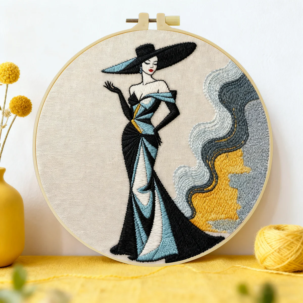 1pc 20X20CM/15X15CM 7.87/6.3inch female Embroidery Starter K