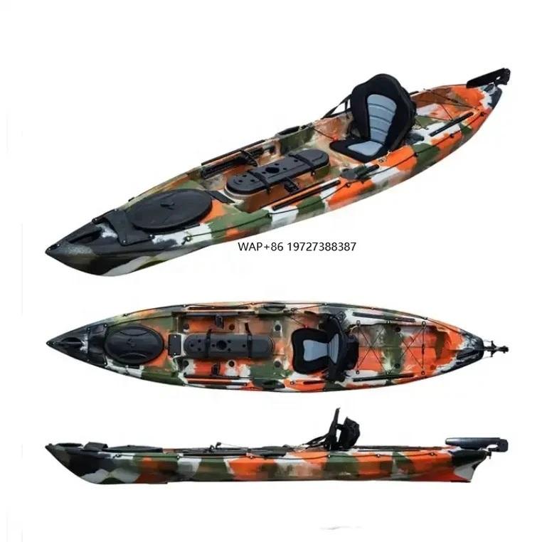 

New Design 11FT One Person Fishing Boat Kayak Fishing Plastic Kayak LDPE for Sea Fishing