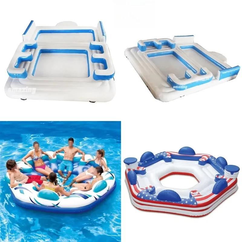 Party Floating Island Inflatable Adult Water Park Float