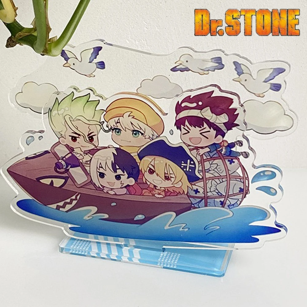 

Anime Dr.Stone Ishigami Senkuu Chrome Cosplay Stand Acrylic Standing Plate Cute Figure Desktop Decoration Prop