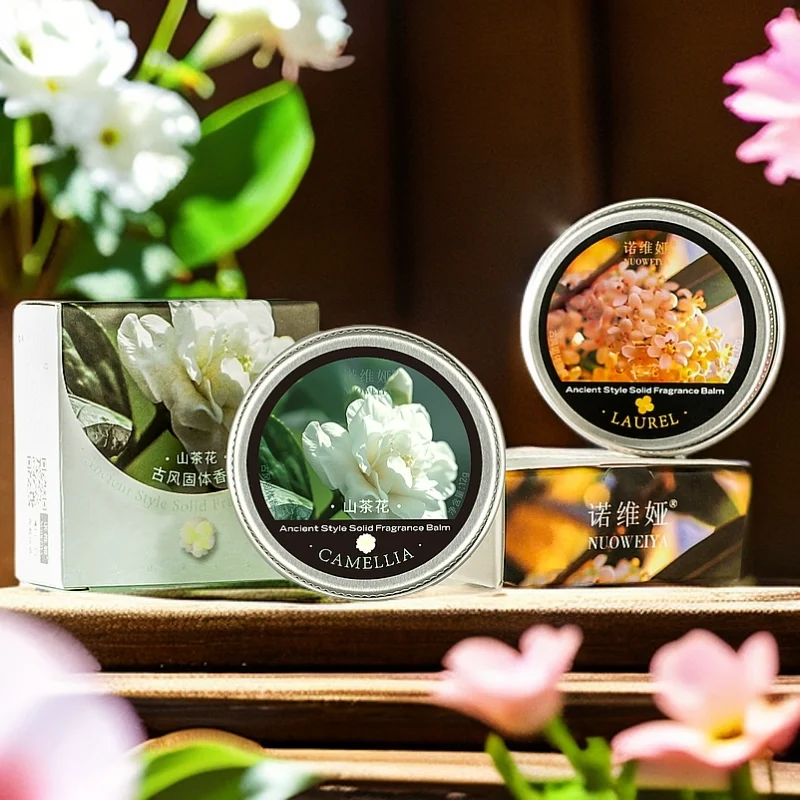 ครีมแข็ง กลิ่นหอมติดทนนาน เหมาะสําหรับการออกเดท น้ําหอมออกเดทชายและหญิง ของขวัญวันฮาโลวีน/คริสต์มาส/วันหยุด