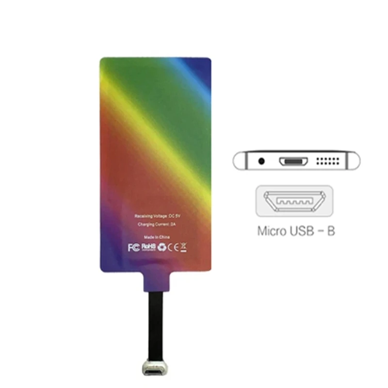 10W 5V 2A Módulo receptor de carregamento sem fio Porta universal para Android Qtandard Durável (MICRO-A)