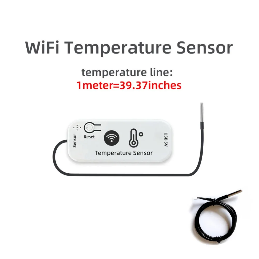 

For TUYA Compatible For Zigbee WIFI Temperature Switch with Wireless Sensor APP Control for Home Smart Devices