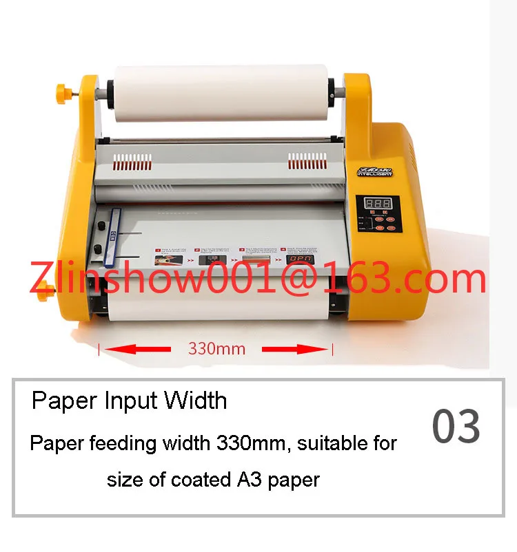 

High Quality A3 A4 3D Tshirt Case UV Printer A5 Clear Hot Roll Laminating Machine with A6 Paper Size