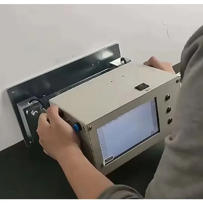 

Portable Pneumatic Electric Dot Peen Marking Machine For Metal VIN Chassis Number Engraving With Desktop Integrated System