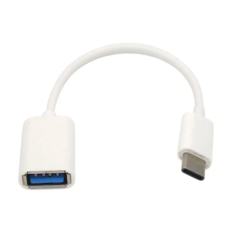 Adaptador de cabo OTG tipo C USB para conector adaptador tipo C para telefone OTG cabo de dados conversor de fone de ouvido