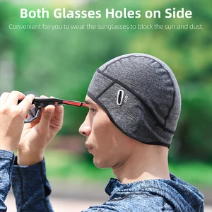 Westbiken-Winter-Fleece-Radkappe, Wärmeleitkappe, Helmfutter, Windschutz, Laufen, Skifahren, Reitmotorrad, MTB, Fahrradhut 8 Hauptverkaufsschädel Bethin - №8