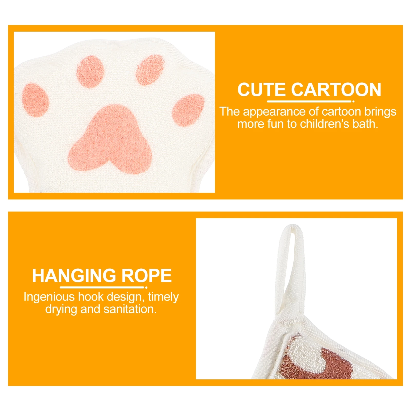 

2 Pcs Baby Bath Sponge Kids Towels Girls New Born Stuff for Newborn Mesh Children Scrubber Cotton Boy Accessories