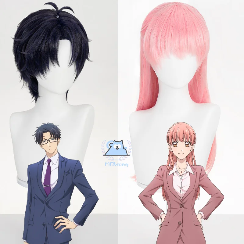 أنيمي الحب هو الصلب نارومي موموس شعر مستعار تأثيري Hirotaka Nifuji شعر مستعار تأثيري للكبار النساء الرجال Hallowmas حفلة لعب الأدوار #1