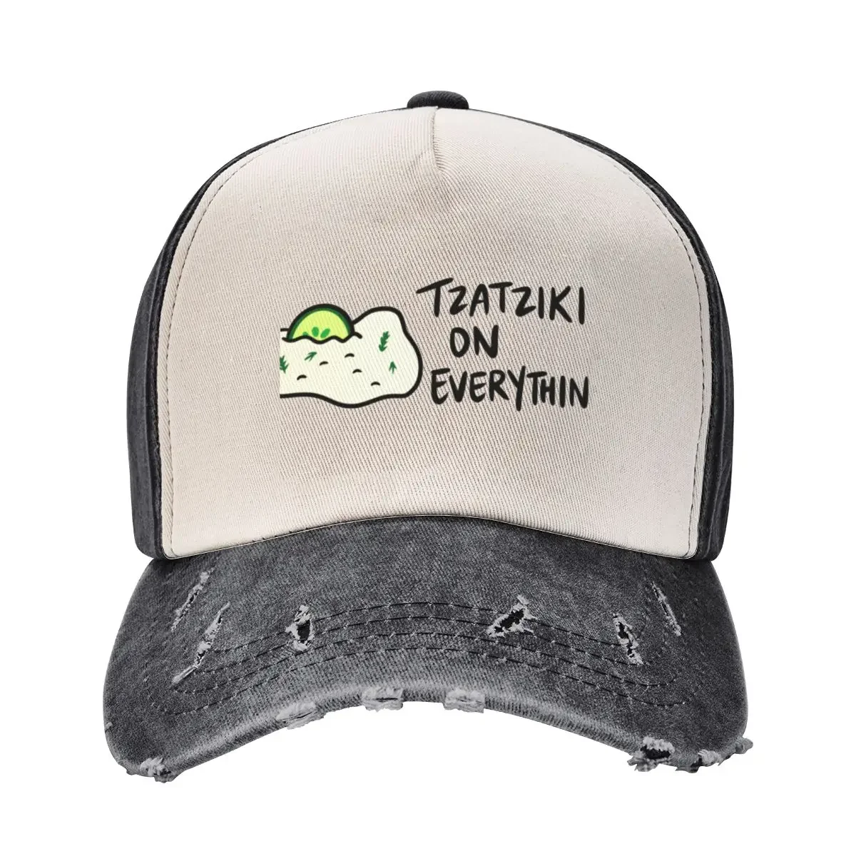 

Tzatziki (Sauce) on Everything Baseball Cap Sunscreen hiking hat Military Cap Man party Hat Women's Men's