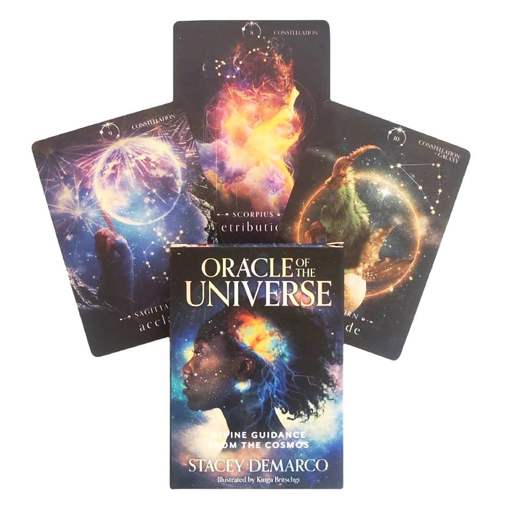 

44 Pcs Cards Oracle of The Universe Divine Guidance From The Cosmos 10.4*7.3cm