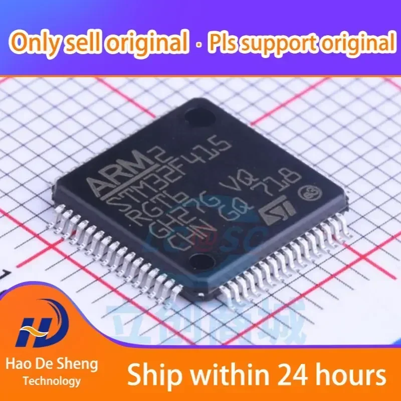 

10PCS/LOT STM32F415RGT6 STM32F415 LQFP-64 New Original in Stock，Active Components