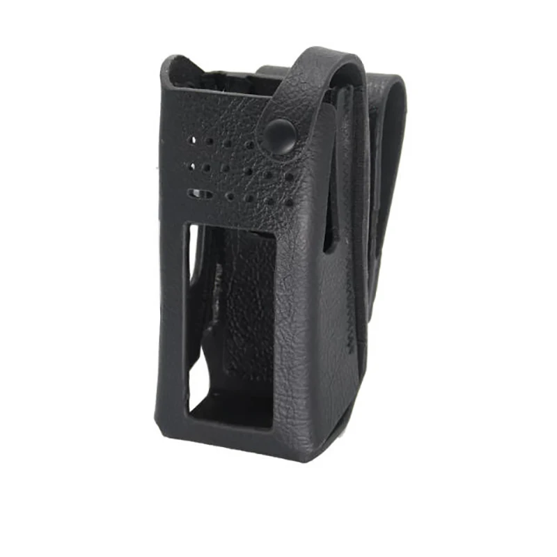 Walkie-Talkie Leather Cover With Belt Clip For Motorola GP338D XIR P8668 DP4800 DP4801 DP4801EX DP4600 XPR7750 Radio Case Bag