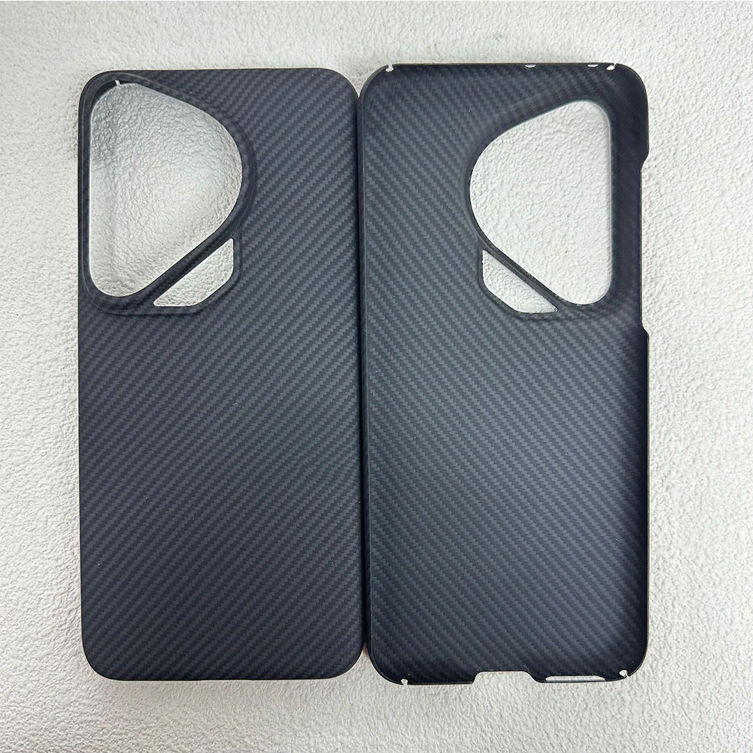 ACC-600D Real Carbon FiberCase for Huawei, P70 Series Case, Aramid Fiber, Ultra-Thin, Ultra-Light, Niche, Anti-Fall Phone Cover,