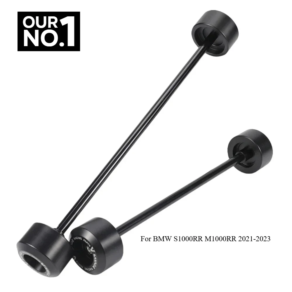 

Motorcycle Accessories Front and Rear Wheel Axle Anti-fall Rubber Protection Bar For BMW S1000RR 2021-2023 M1000RR 2022-2023