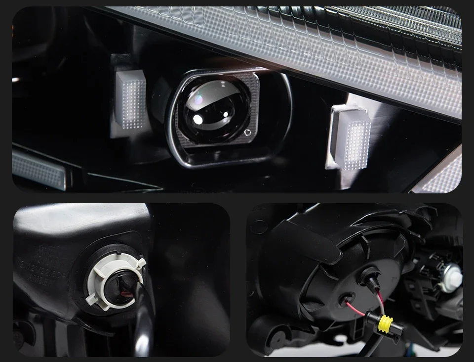 Auto Parts Headlights For Mitsubishi ASX 2013-2019 LED Headlights latest Styling DRL Dual Projector Car Accesorios Modified