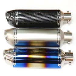 51mm Universal YO Motorcycle Exhaust Muffler with DB Killer For Yamaha ZX6R ZX10 Z900 Z1000 CBR1000 GSXR1000 650 K7 K8 K6