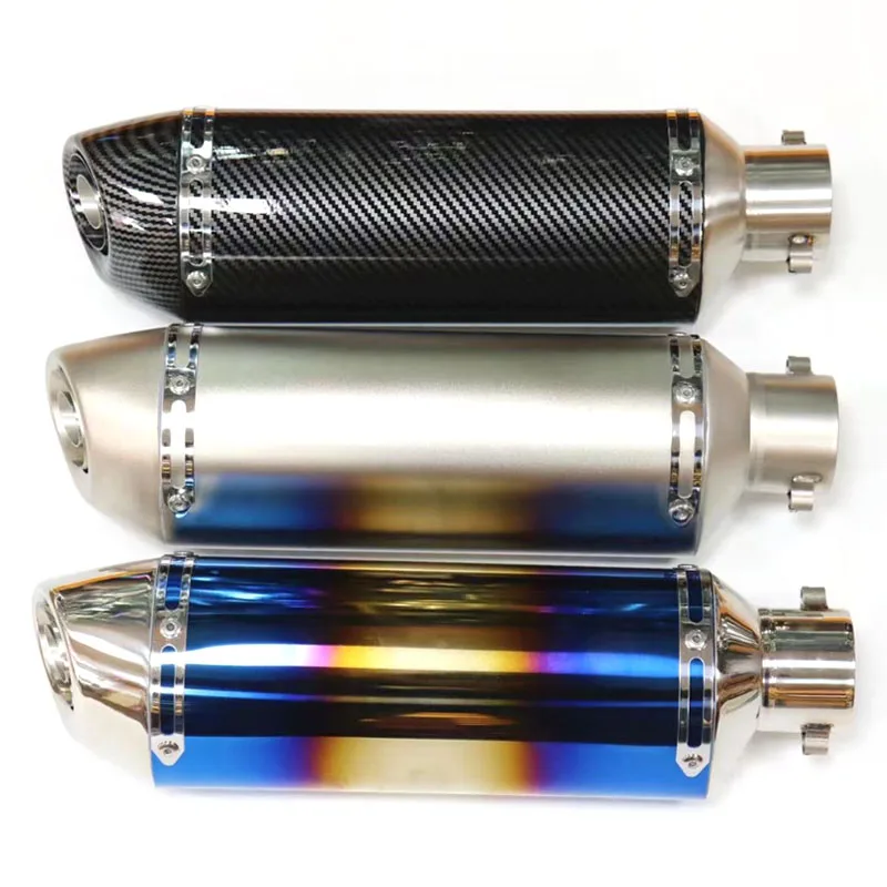 51mm Universal YO Motorcycle Exhaust Muffler with DB Killer For Yamaha ZX6R ZX10 Z900 Z1000 CBR1000 GSXR1000 650 K7 K8 K6