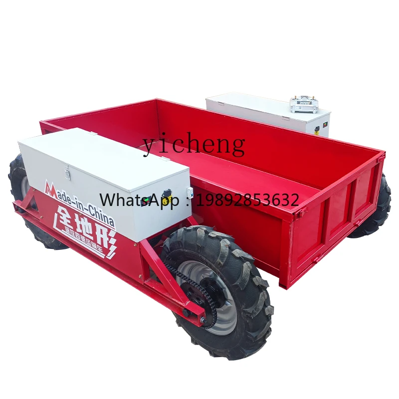 1 all-terrain four-wheel drive transporter agricultural creeper transportation electric remote control climbing truck