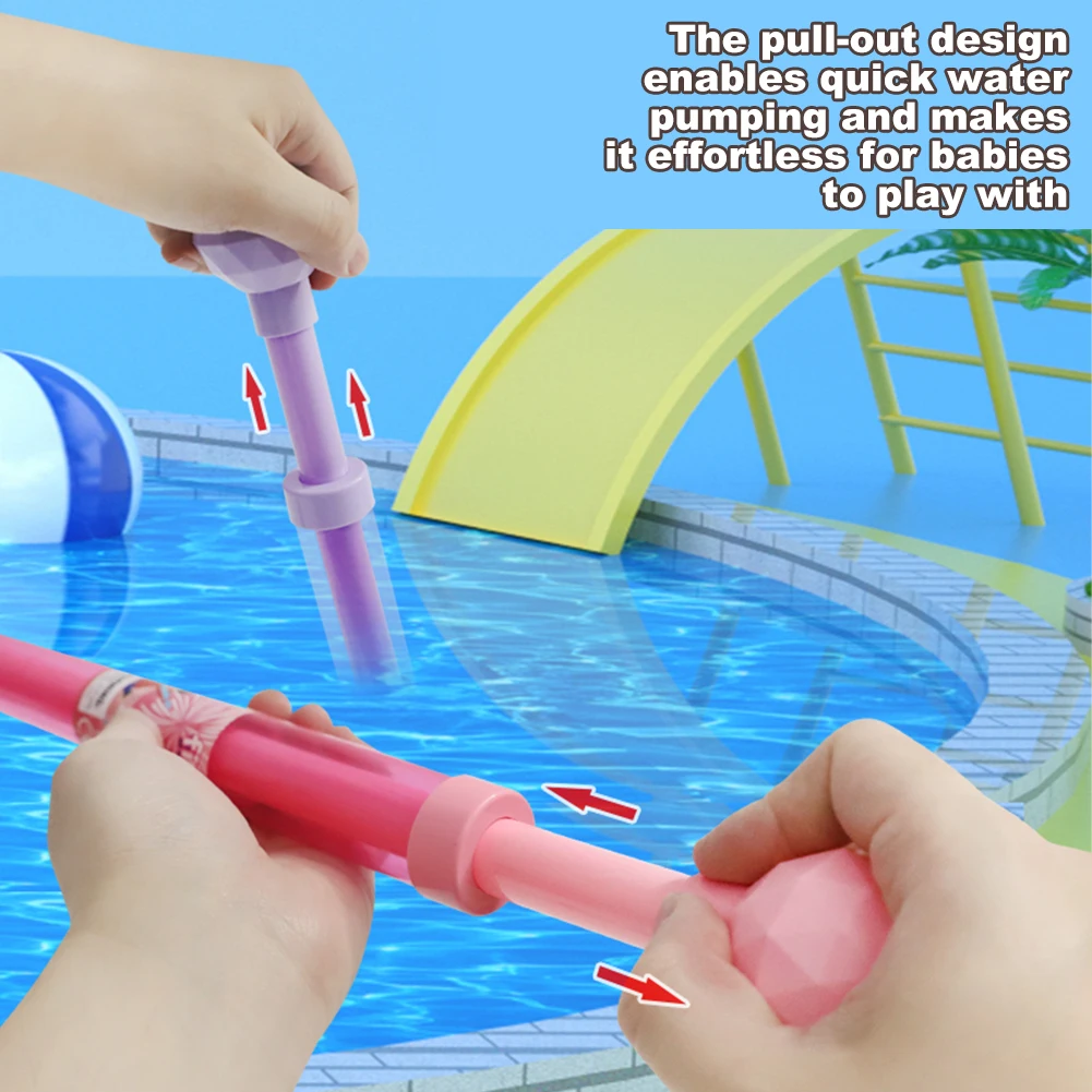 Pistola de água de fogo de artifício durável para crianças blaster de água resistente verão ao ar livre brinquedo de luta de água grande capacidade de água
