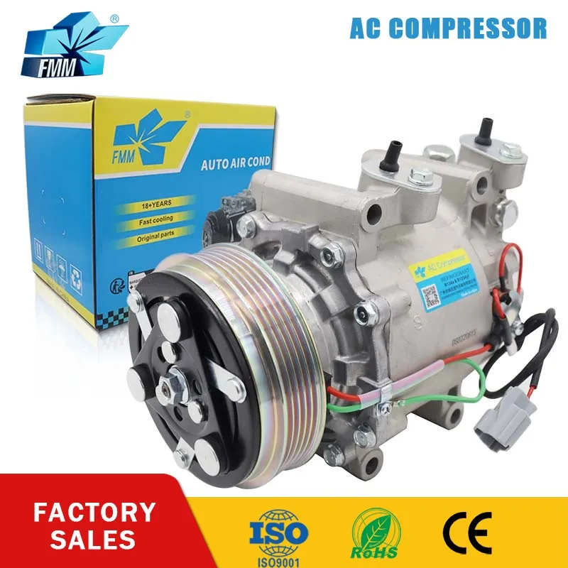 

TRSE07 A/C AC Compressor for Honda Jazz Fit City 2011-2016 38810RLC014 38810PWJZ11 38810RB0006 38810RD7Z01 38810-RSH-E010 38810R