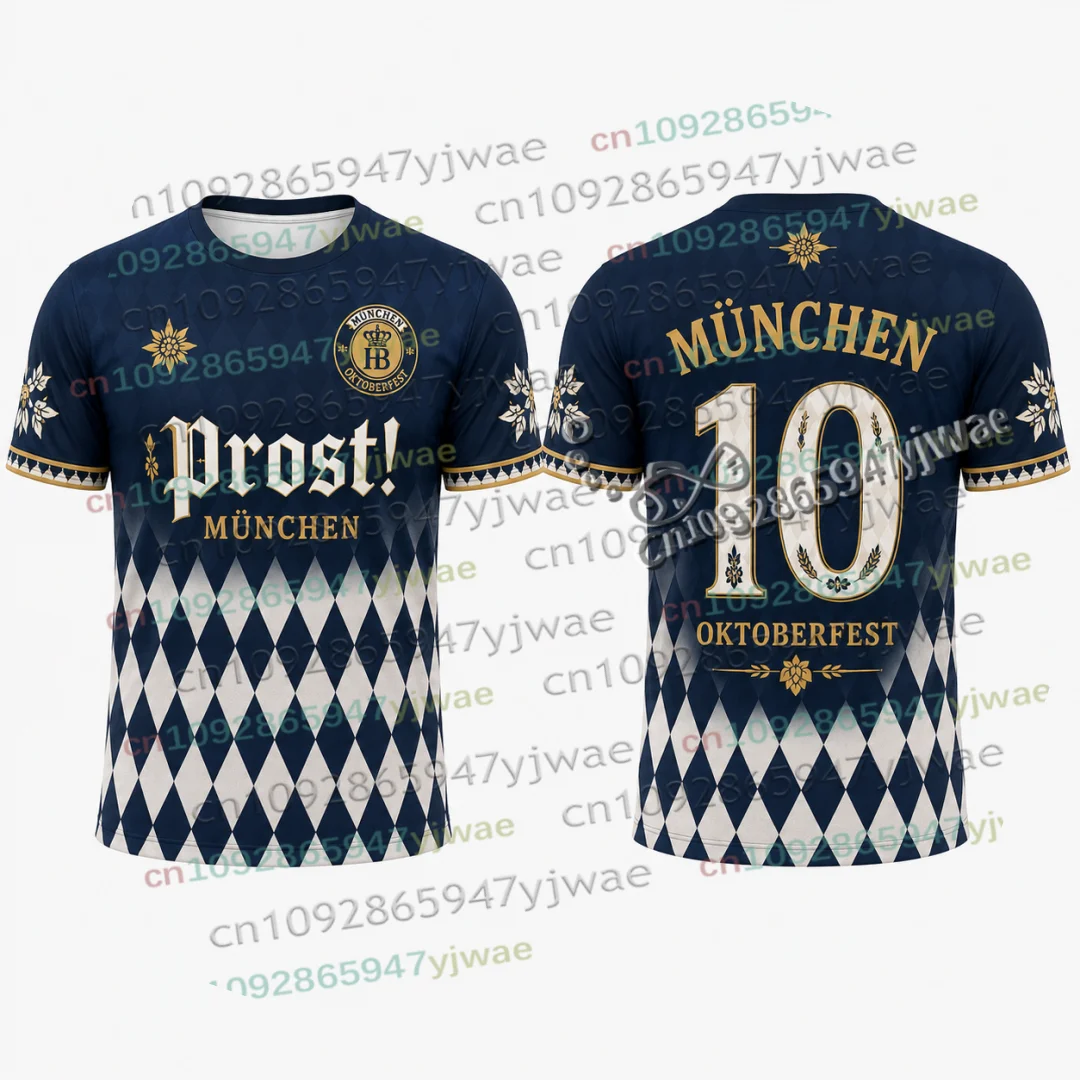 Autumn Funny Oktoberfest Shirt Beer Festival Tee German Munich Festival Street Sport Casual Tshirt Women Men's Tshirt Clothing