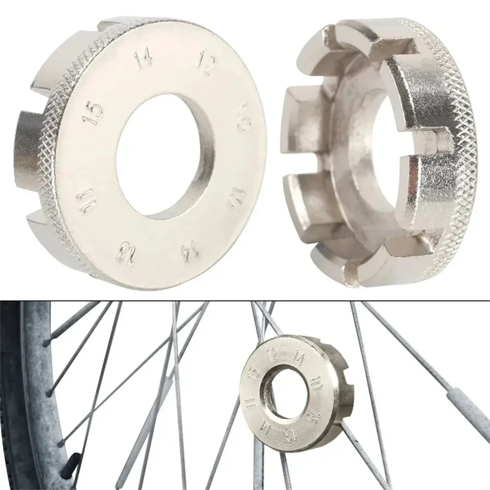Fahrrad-Speichenschlüssel für Rennrad-Radreparatur, Speichenschlüssel, Fahrradreparatur-Set, Fahrradwerkzeug, Radreparatur, Reifenwerkzeug – Detail 5