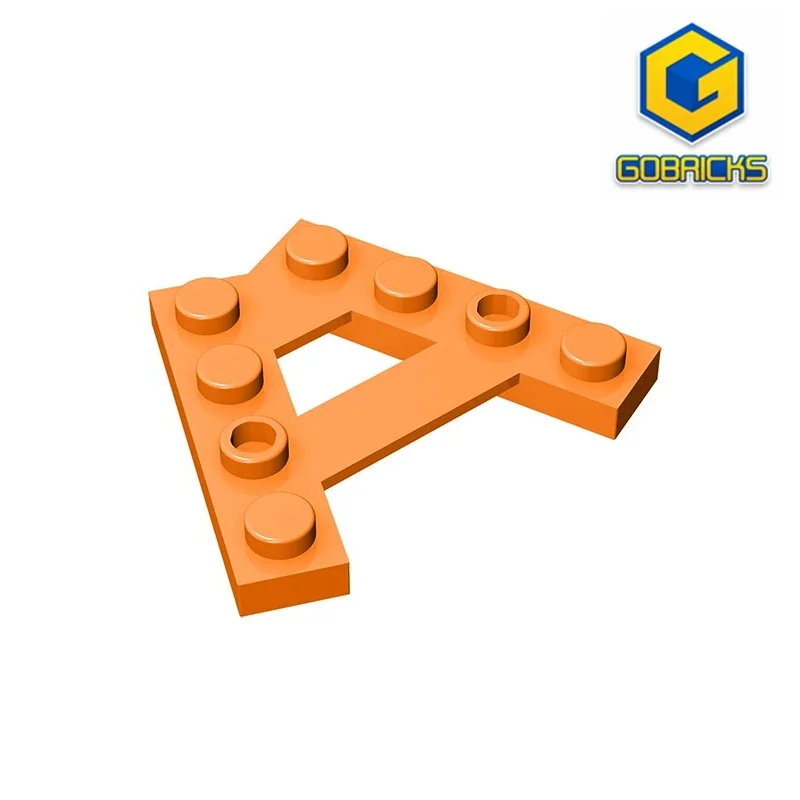 GDS-727 Plate Special 4 Stud 45 Angle Plate compatible with lego 15706 children's DIY Educational Building Blocks