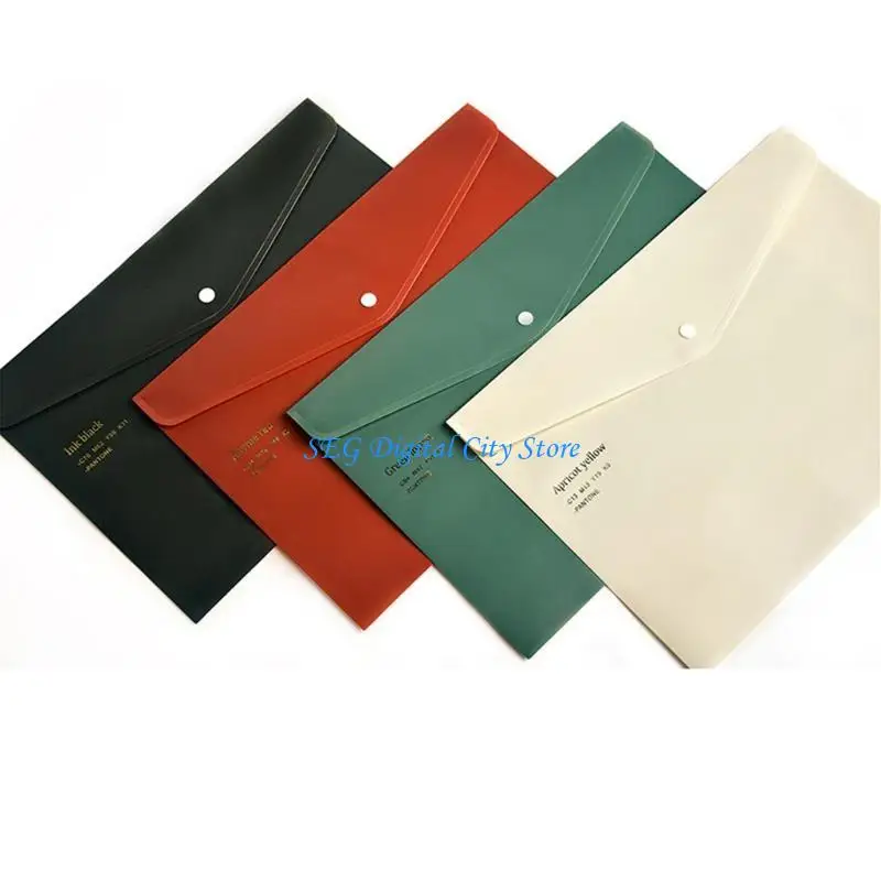 U75B Reusable Letter Size Paper Folder Envelope Folder Color As Random Office Supply