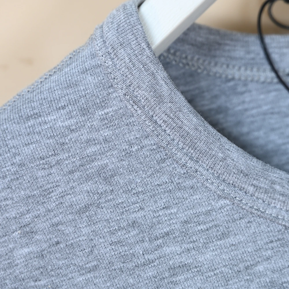 New Ladies' Short Sleeve round Neck T-Shirt Glue Printing Long Sleeve  Cartoon Design Standard Fit Casual Style Autumn Wear