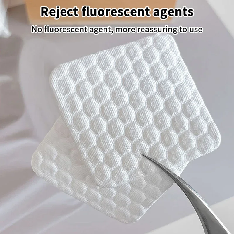 200Pcs Nail Cotton Pads Lint-Free Wipes Manicure Napkins Polish Remover Gel Cleaner Paper Pads For Varnish Tool ﻿