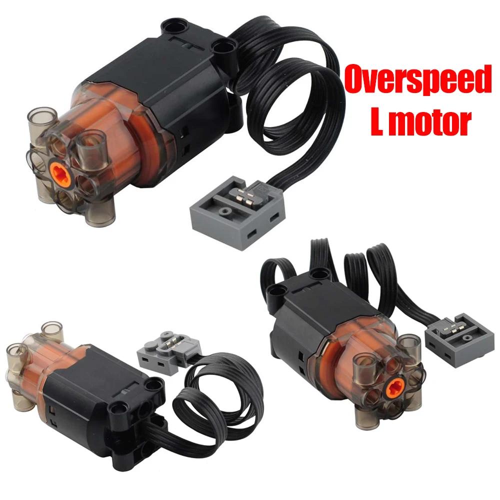 1/2/4 piezas Mould King Motor L Mejorado M-0001 Súper Rápido de Alta Potencia Compatible con Bloques de Construcción Técnicos 88003 MOC