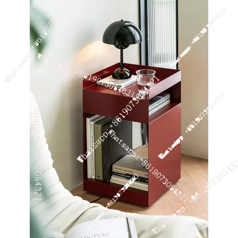 

Nordic designer sofa side several bedrooms bedside table Internet celebrity removable cart storage side cabinet