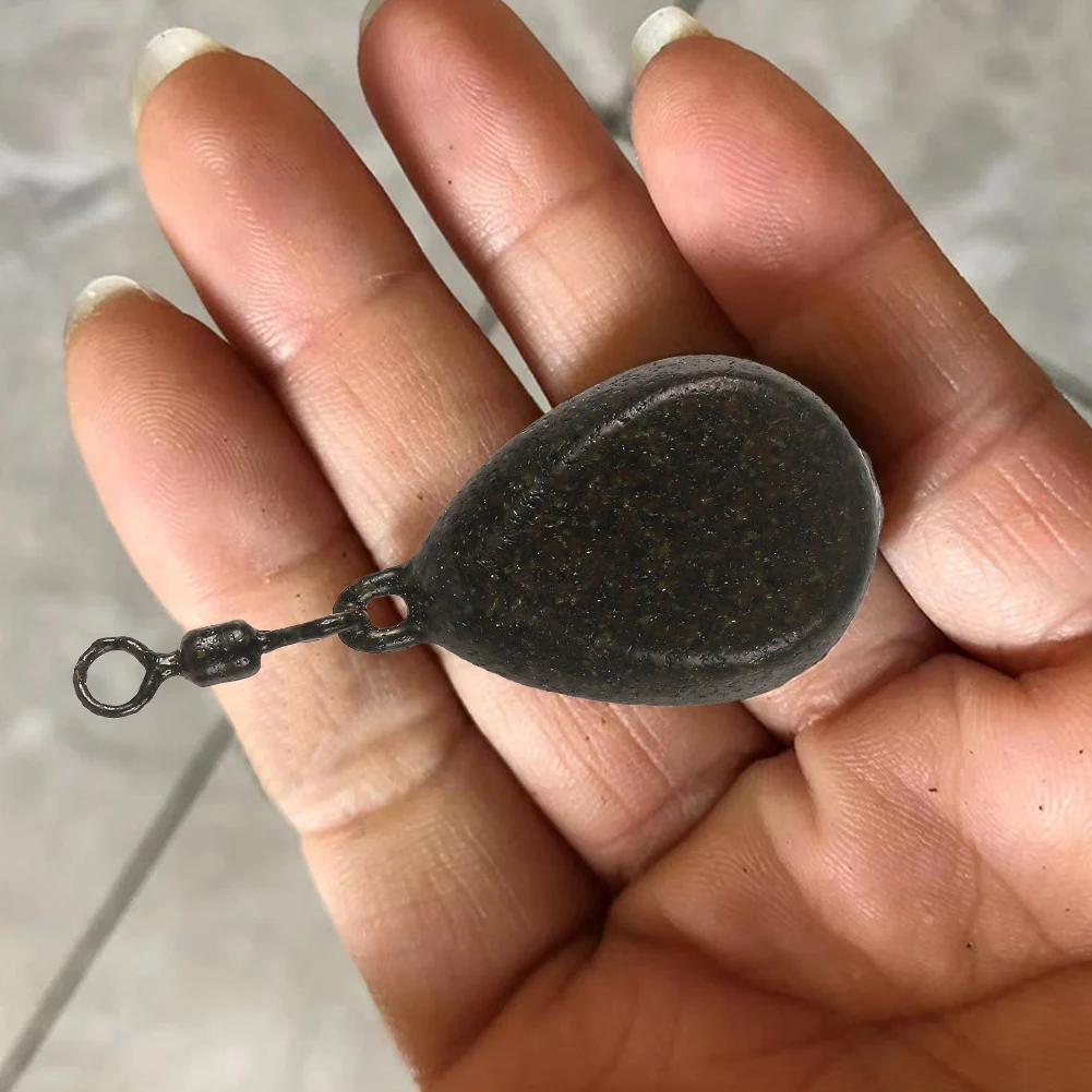 57 جرام صب قطرة النار الصيد الوزن مع قطب شقة الكمثرى الرصاص الصيد وزن قطرة الماء الغطاسون لصيد سمك الشبوط مشبك آمن