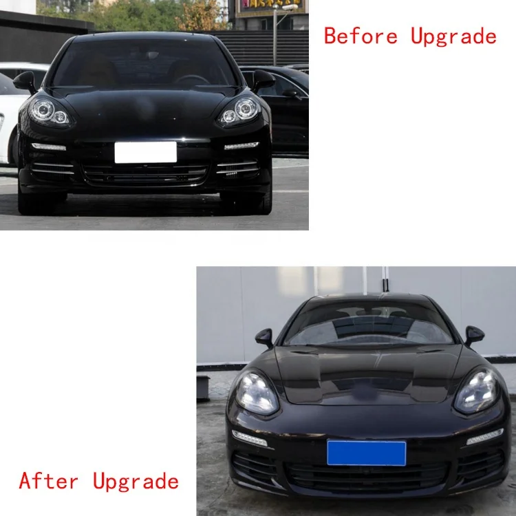 مصنع بيع المصد الأمامي كشافات 970 2010- 2016 ترقية 2023 المصباح مصفوفة أنماط Led المصابيح الأمامية لبورش باناميرا 970.2 #4