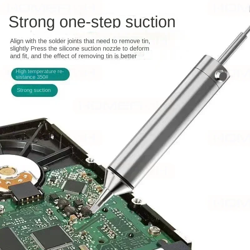 Aluminum Desoldering Pump Suction Tin Gun Soldering Sucker Pen Vacuum Iron Welding Repair Tool for Electronic Component