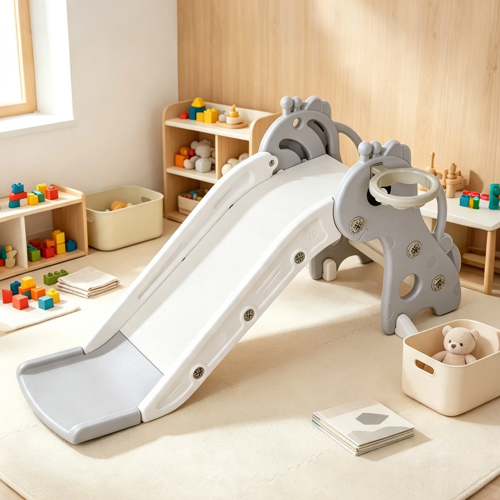 Kids Outdoor Climber - 3 In 1 Toddler Slide With