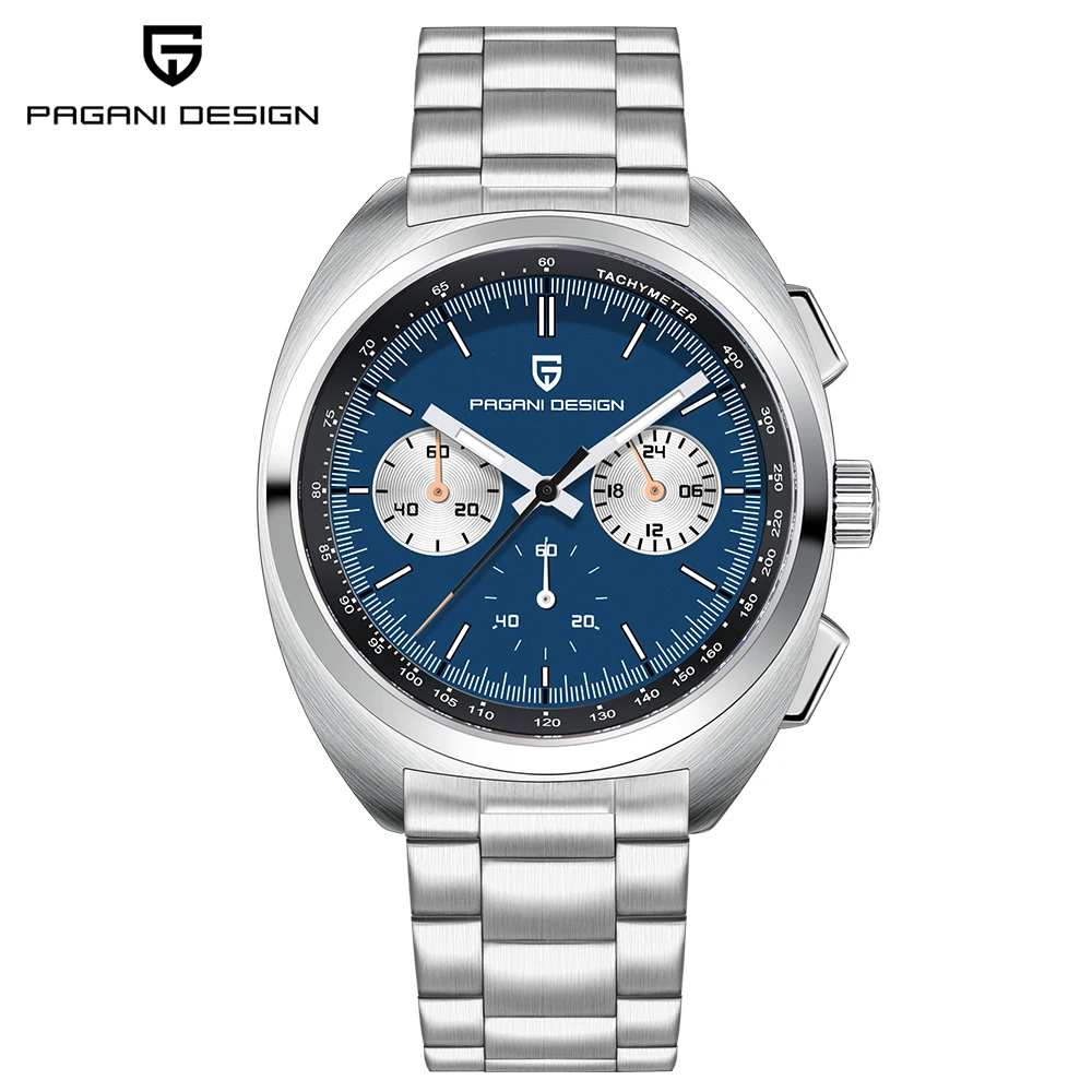 PAGANI DESIGN 2026 NEW Turtle Back Chronograph 1782 Fashion Quartz Wristwatch for Man Luminous Waterproof Watch Reloj Hombre image 3