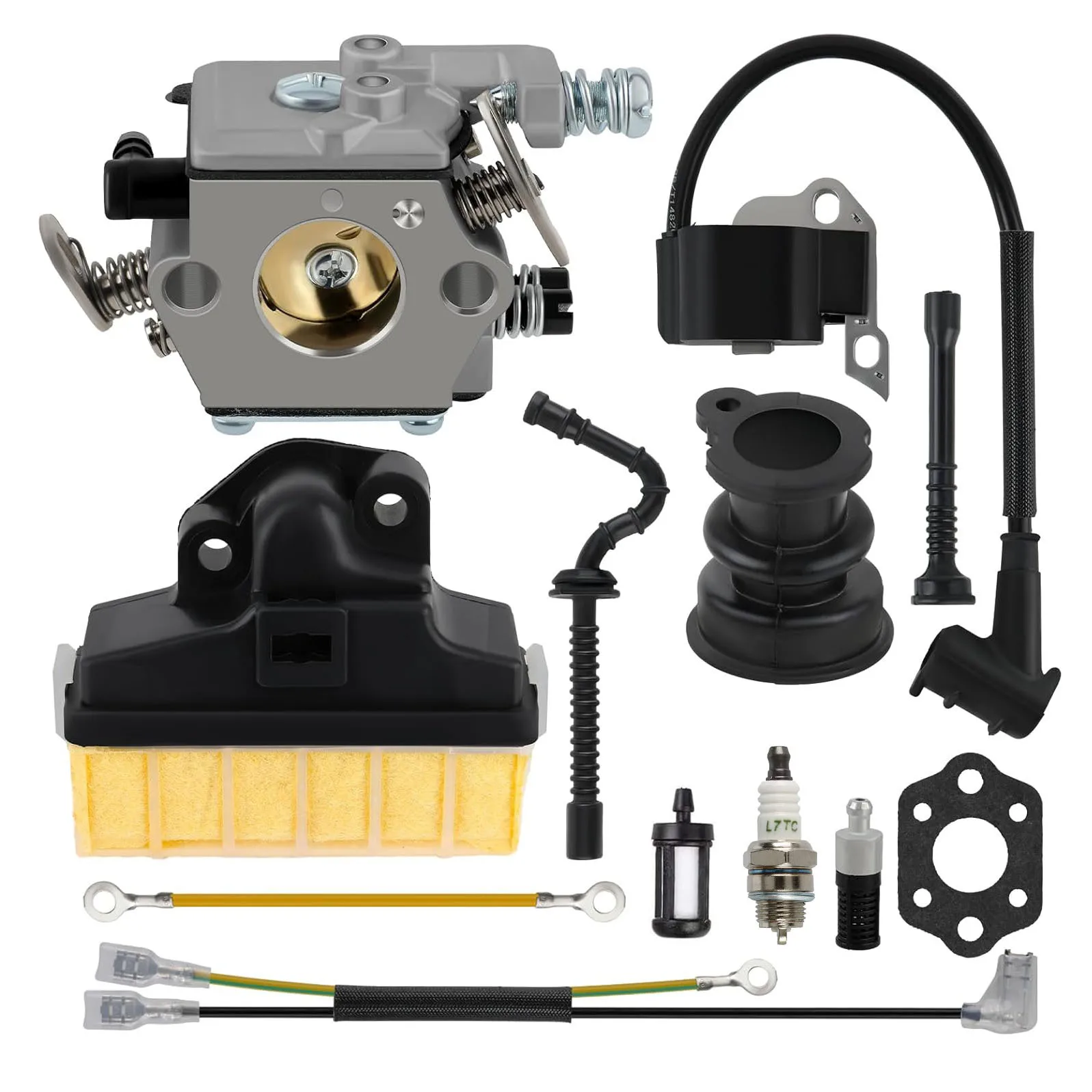 For Stihl MS250 021 023 025 MS210 MS230 WT286 Chainsaw Carburetor Kit