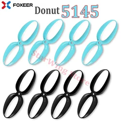 4 пары Foxeer Donut 5145 5,1 дюйма Пропеллер CW CCW для гоночного дрона RC FPV