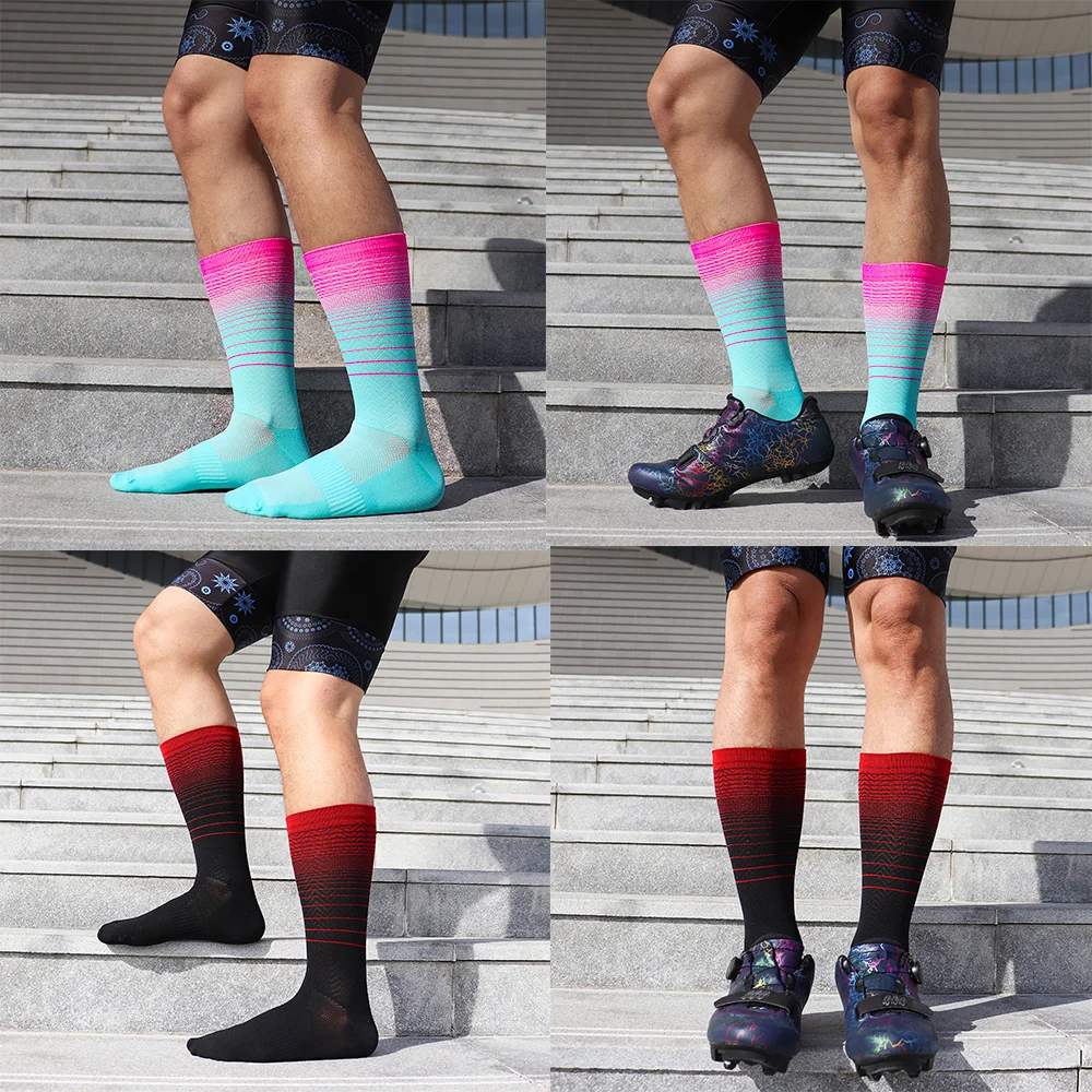 TIMUBIKE-Chaussettes de sport en plein air pour hommes, chaussures de cyclisme, de vélo de route, de course, de basket-ball, unisexe, 2024