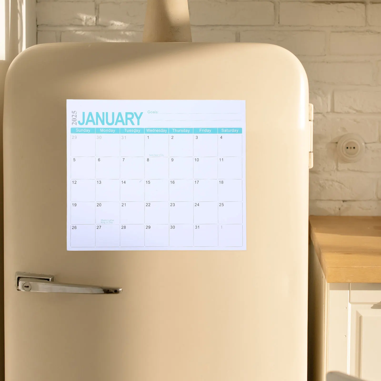 

Fridge 2025-2026 Calendar Magnet Organizer Whiteboard Magnetic Refrigerator Family Paper Dry Erase Magnets