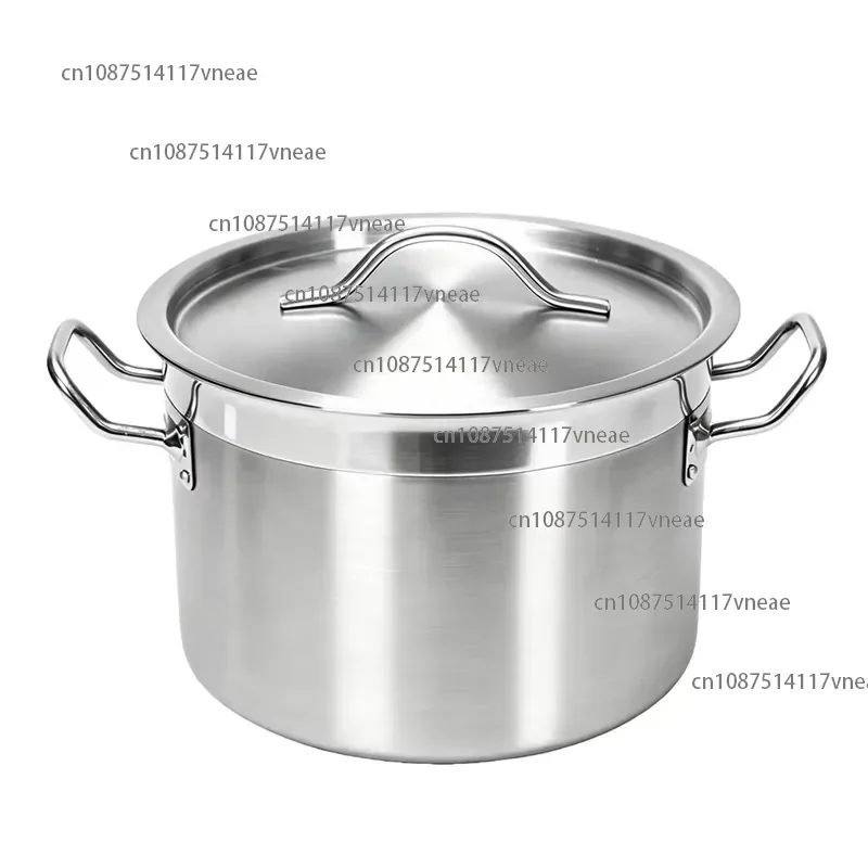 Wholesale Polished Surface Stainless Steel Big Stock Pot Industrial Restaurant Soup Pot Cooking Pot for Catering Banquet