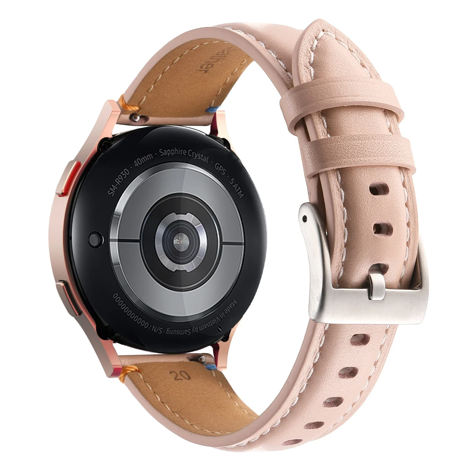 حزام جلدي أنيق وبسيط لسوار بديل Huami Amazfit Active 2