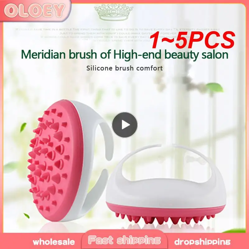 

1~5PCS Handheld Bath Shower Anti Cellulite Full Body Massage Brush Slimming Beauty Face Skin Care Tools Face Lifting Rolller