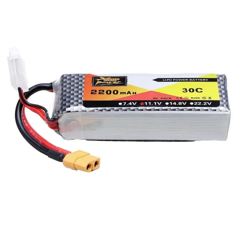 بطارية ليبو ZOP Power 3S ، ، V ، mAh ، 30C مناسبة لطائرة تحكم عن بعد ، طائرة هليكوبتر ، طائرة بدون طيار ، سيارة ، طائرة #3
