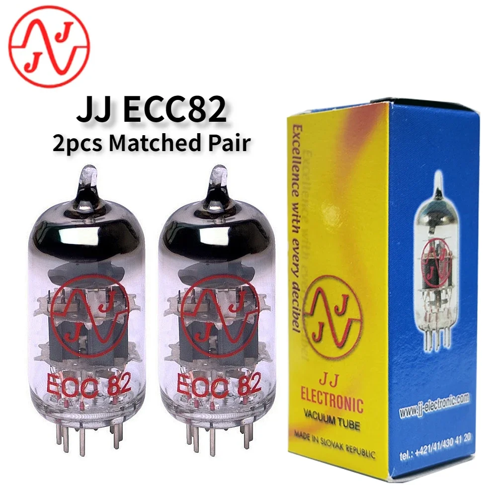 Slovakia New JJ ECC82 Vacuum Tube Replace 12AU7 6211 ECC802S Factory Test And Match signal tube Be used for Tube Amplifier Audio