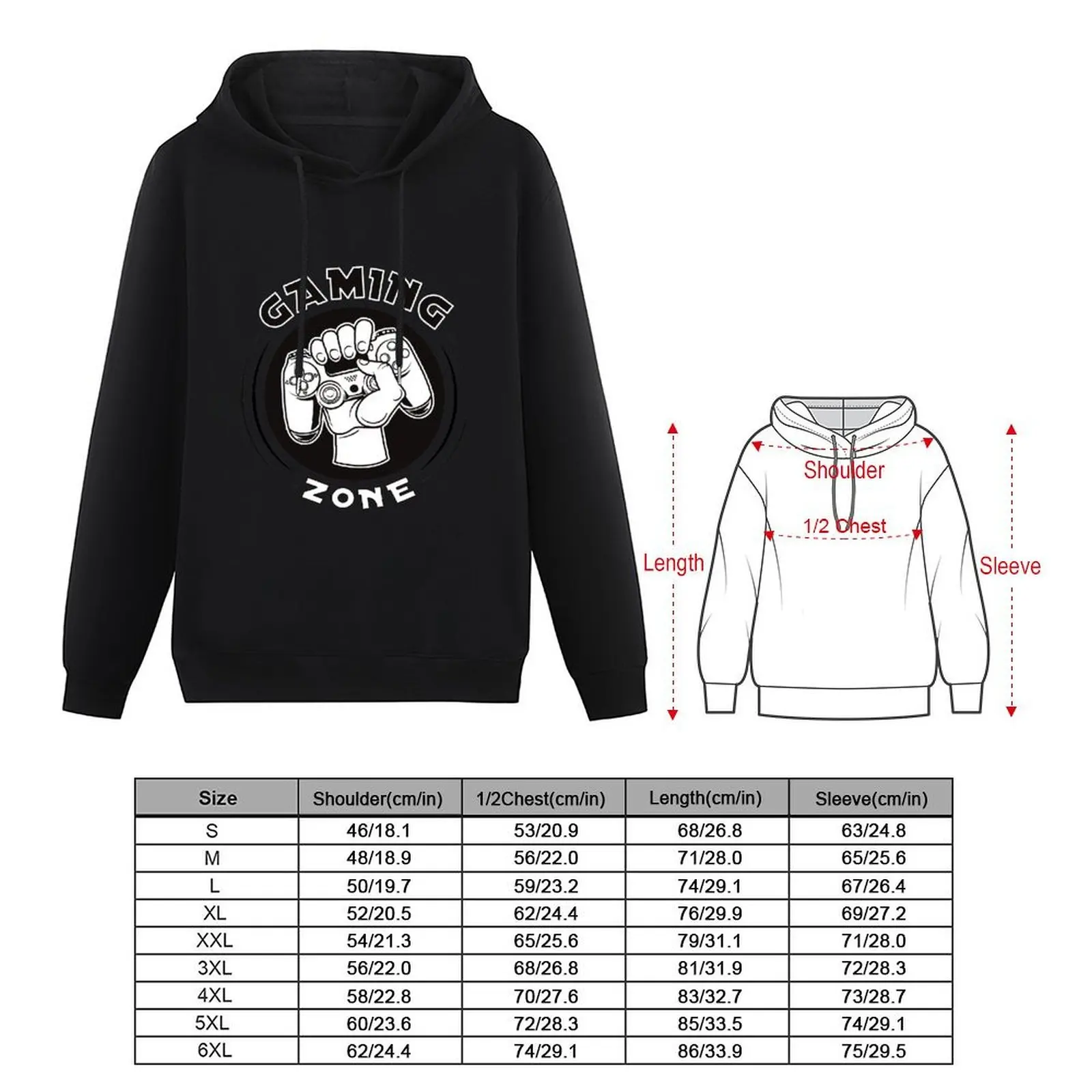 Game Zone Hoodie blouse autumn new products anime clothing men's autumn clothes hoodie graphic